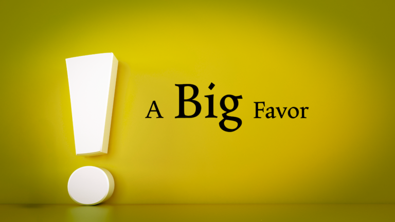 A Big Favor
