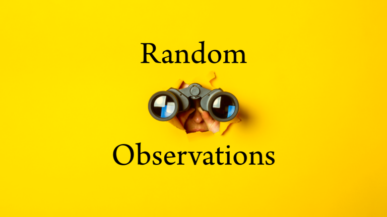 Random Observations