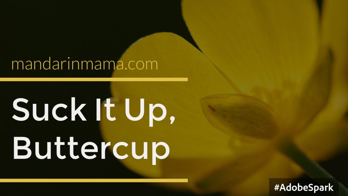 Suck It Up, Buttercup