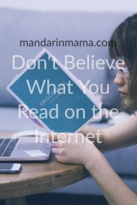 Don't Believe What You Read on the Internet