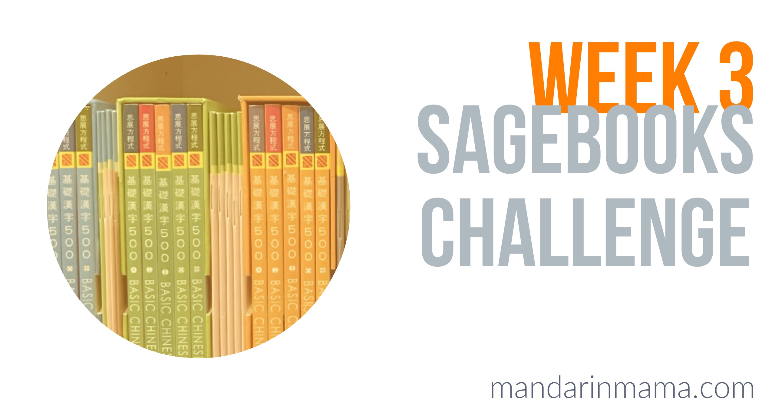 Sagebooks Challenge: Week 3