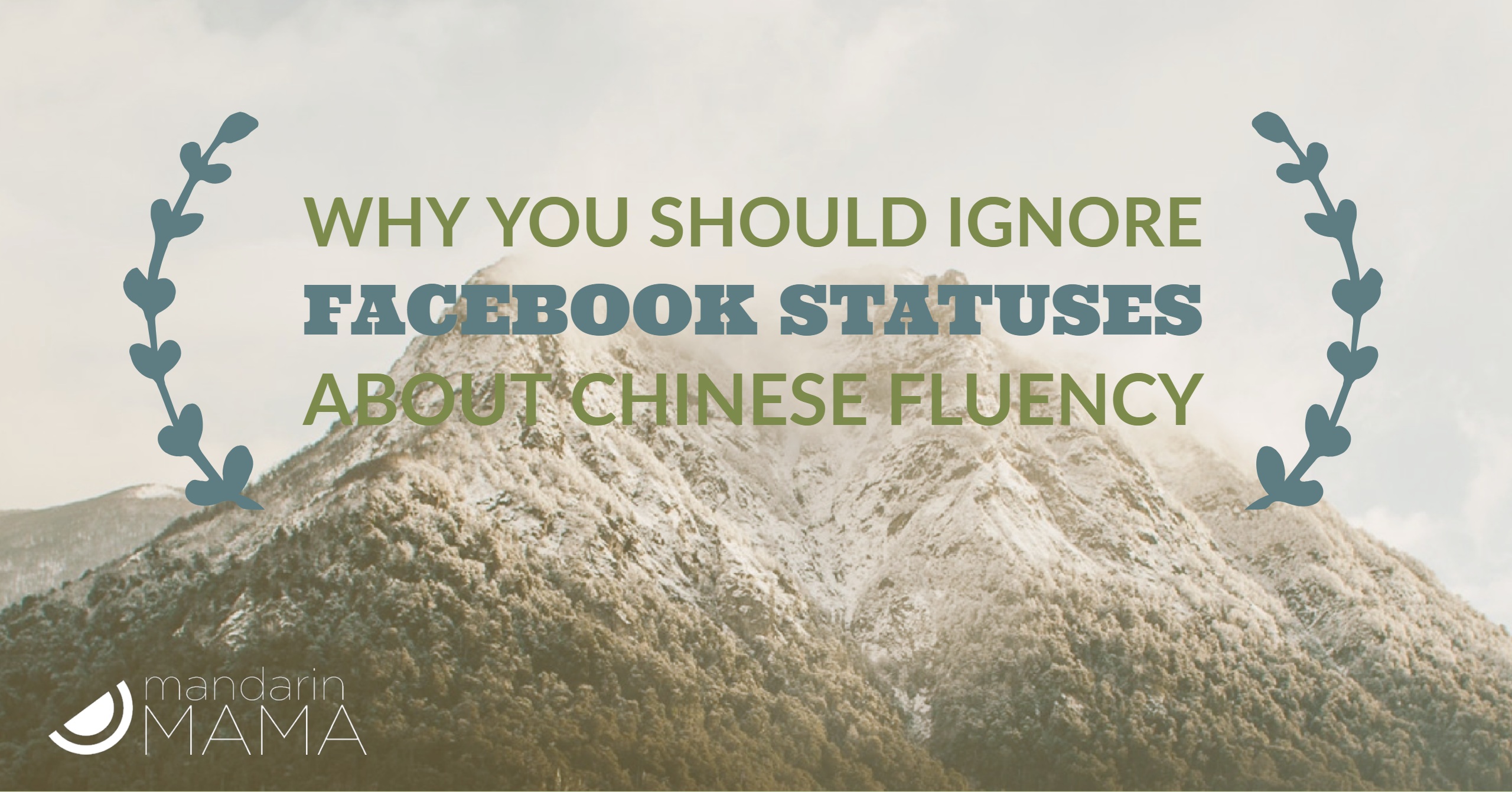 Why You Should Ignore Facebook Statuses about Chinese Fluency