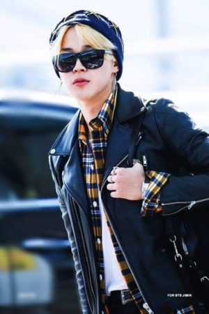 BTS Park Jimin - Airport fashion is on point.